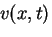$v(x,t)$